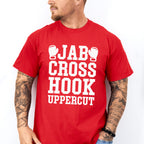 Jab Cross Hook Uppercut - Boxing Unisex Crewneck T-Shirt Sweatshirt Hoodie