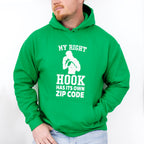 My Right Hook Has It's Own Zip Code - Boxing Unisex Crewneck T-Shirt Sweatshirt Hoodie
