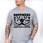 Happiness Is A Long Walk With A Putter - Golf Unisex Crewneck T-Shirt Sweatshirt Hoodie