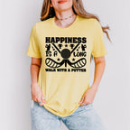 Happiness Is A Long Walk With A Putter - Golf Unisex Crewneck T-Shirt Sweatshirt Hoodie