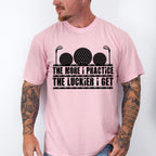 The More I Practice The More Luckier I Get - Golf Unisex Crewneck T-Shirt Sweatshirt Hoodie