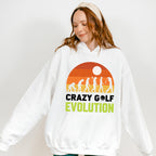 Crazy Golf Evolution - Golf Unisex Crewneck T-Shirt Sweatshirt Hoodie