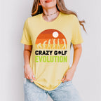 Crazy Golf Evolution - Golf Unisex Crewneck T-Shirt Sweatshirt Hoodie