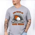 The Value Of Routine - Golf Unisex Crewneck T-Shirt Sweatshirt Hoodie