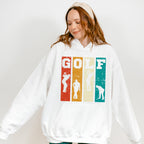 Golfer Silhouette Design - Golf Unisex Crewneck T-Shirt Sweatshirt Hoodie