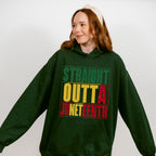Straight Outta Juneteenth - Juneteenth Unisex Crewneck T-Shirt Sweatshirt Hoodie