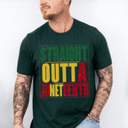Straight Outta Juneteenth - Juneteenth Unisex Crewneck T-Shirt Sweatshirt Hoodie