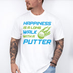 Happiness Is A Long Walk - Golf Unisex Crewneck T-Shirt Sweatshirt Hoodie