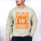 The Value Of Routine - Golf Unisex Crewneck T-Shirt Sweatshirt Hoodie