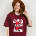 No Pain No Gain - GYM Unisex Crewneck T-Shirt Sweatshirt Hoodie