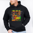 Fists With Chains - Juneteenth Unisex Crewneck T-Shirt Sweatshirt Hoodie