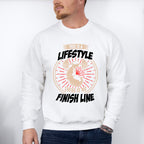 This Is A Lifestyle There Is No Finish Line - GYM Unisex Crewneck T-Shirt Sweatshirt Hoodie