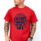 Energize Your Life - GYM Unisex Crewneck T-Shirt Sweatshirt Hoodie