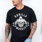 Gorilla Muscle - GYM Unisex Crewneck T-Shirt Sweatshirt Hoodie