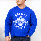 Gorilla Muscle - GYM Unisex Crewneck T-Shirt Sweatshirt Hoodie