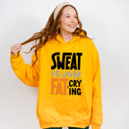 Sweat Is Just Fat Crying - GYM Unisex Crewneck T-Shirt Sweatshirt Hoodie
