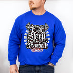 Eat Sleep Barbell Repeat - GYM Unisex Crewneck T-Shirt Sweatshirt Hoodie