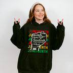 Rising Fist Celebrate Blackity - Juneteenth Unisex Crewneck T-Shirt Sweatshirt Hoodie