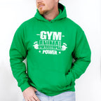 Gym Animal Power - GYM Unisex Crewneck T-Shirt Sweatshirt Hoodie