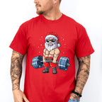 Santa Deadlifting Design - GYM Unisex Crewneck T-Shirt Sweatshirt Hoodie