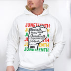 Rising Fist Celebrate Blackity - Juneteenth Unisex Crewneck T-Shirt Sweatshirt Hoodie