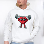Heart Weight Lifting Design - GYM Unisex Crewneck T-Shirt Sweatshirt Hoodie