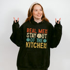 Real Men Stay Out Of The Kitchen - Pickleball Unisex Crewneck T-Shirt Sweatshirt Hoodie