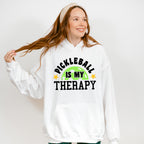 Pickleball Is My Therapy - Pickleball Unisex Crewneck T-Shirt Sweatshirt Hoodie