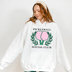 Pickleball Social Club - Pickleball Unisex Crewneck T-Shirt Sweatshirt Hoodie