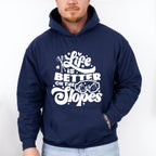 Life Is Better On The Slopes - Skiing Unisex Crewneck T-Shirt Sweatshirt Hoodie