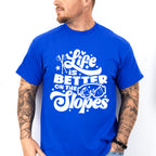 Life Is Better On The Slopes - Skiing Unisex Crewneck T-Shirt Sweatshirt Hoodie