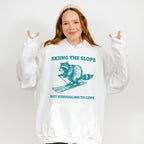 Skiing The Slope But Struggling To Cope - Skiing Unisex Crewneck T-Shirt Sweatshirt Hoodie