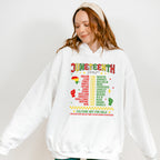 Juneteenth Tour Design - Juneteenth Unisex Crewneck T-Shirt Sweatshirt Hoodie