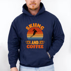 Skiing And Coffee - Skiing Unisex Crewneck T-Shirt Sweatshirt Hoodie