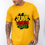 June Teenth Vibes - Juneteenth Unisex Crewneck T-Shirt Sweatshirt Hoodie