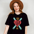 Live Love Ski - Skiing Unisex Crewneck T-Shirt Sweatshirt Hoodie