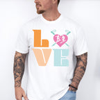 LOVE Design - Skiing Unisex Crewneck T-Shirt Sweatshirt Hoodie