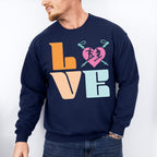 LOVE Design - Skiing Unisex Crewneck T-Shirt Sweatshirt Hoodie