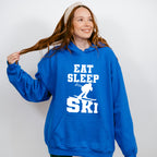 Eat Sleep Ski - Skiing Unisex Crewneck T-Shirt Sweatshirt Hoodie