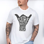 Surf West Coast USA - Surfing Unisex Crewneck T-Shirt Sweatshirt Hoodie