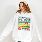 Ride The Waves - Surfing Unisex Crewneck T-Shirt Sweatshirt Hoodie
