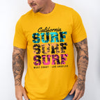 California Surf Surf Surf West Coast - Surfing Unisex Crewneck T-Shirt Sweatshirt Hoodie