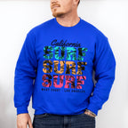 California Surf Surf Surf West Coast - Surfing Unisex Crewneck T-Shirt Sweatshirt Hoodie