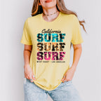 California Surf Surf Surf West Coast - Surfing Unisex Crewneck T-Shirt Sweatshirt Hoodie