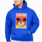 Surfing Santa Monica Beach - Surfing Unisex Crewneck T-Shirt Sweatshirt Hoodie