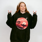 Sunset Venice Beach - Surfing Unisex Crewneck T-Shirt Sweatshirt Hoodie