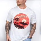 Sunset Venice Beach - Surfing Unisex Crewneck T-Shirt Sweatshirt Hoodie