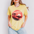 Sunset Venice Beach - Surfing Unisex Crewneck T-Shirt Sweatshirt Hoodie