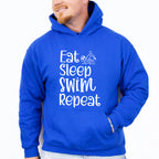 Eat Sleep Swim Repeat - Swimming Unisex Crewneck T-Shirt Sweatshirt Hoodie