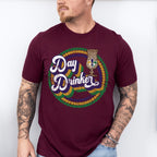 Day Drinker Mardi Gras Design - Mardi Gras Unisex Crewneck T-Shirt Sweatshirt Hoodie